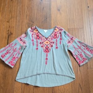 Sundance Embroidered Top